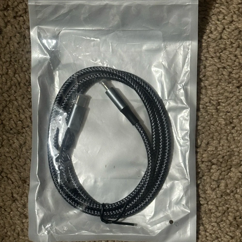 USB C to USB C Cable-60W Fast Charging USB C Cable, Nylon Braided Type C